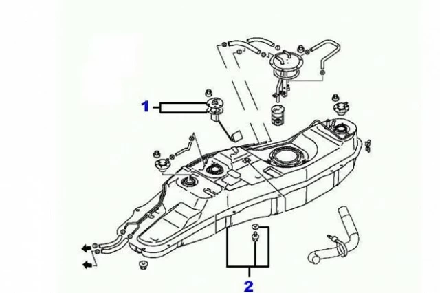 KIT DEPOSITO DE COMBUSTIBLE (3 PUERTAS)