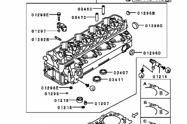 JUNTA DE CULATA DEL MOTOR (1,40 MM)