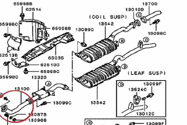 TUBO DE ESCAPE 2.5  (2 GENERACION)